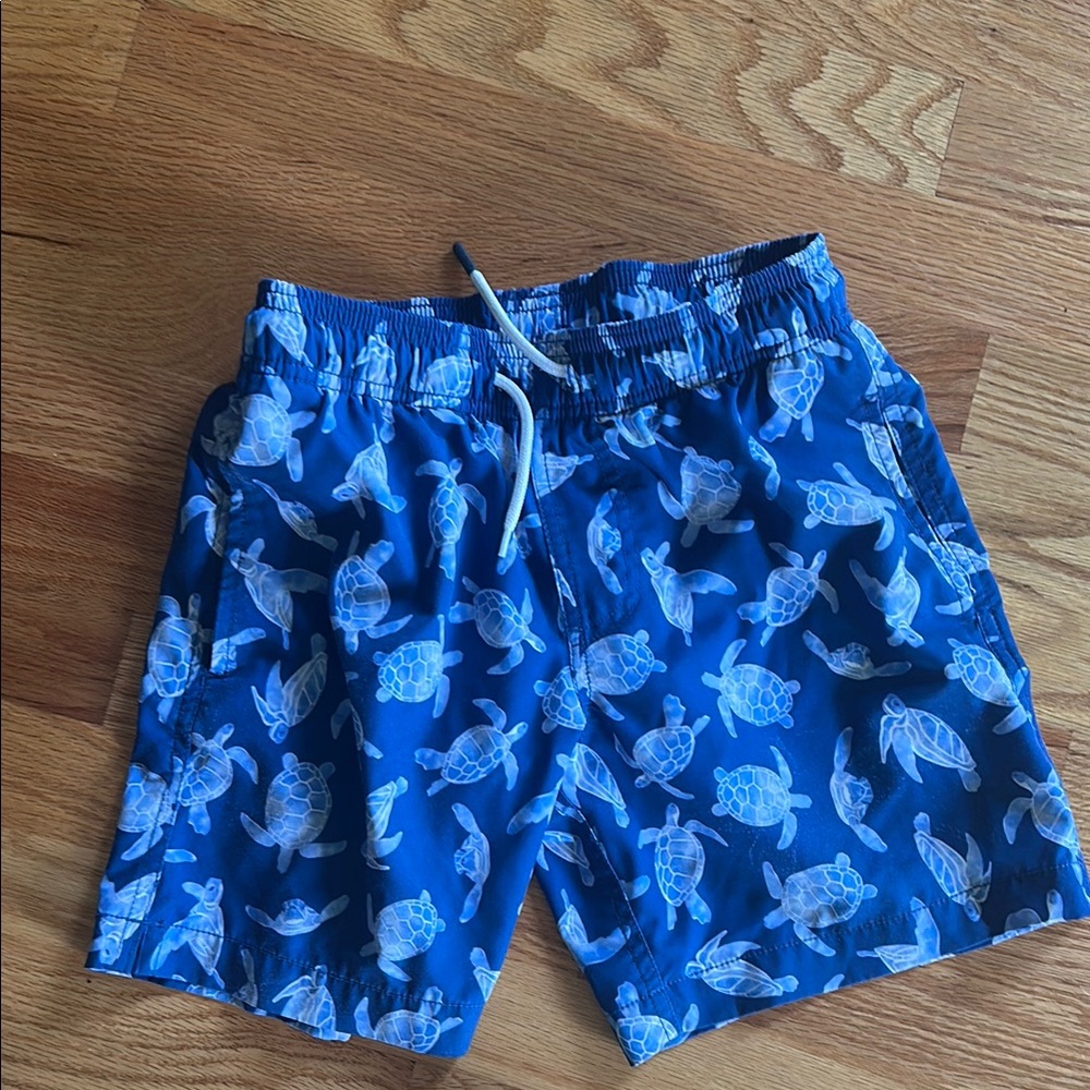 Southern Tide Turtle Print Swim Shorts